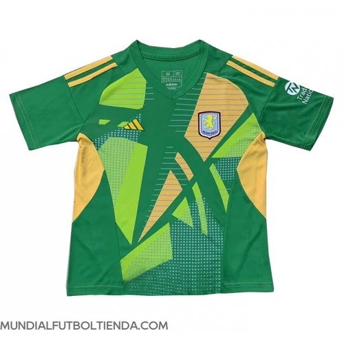 Camiseta Aston Villa Portero Primera Equipación Replica 2024-25 mangas cortas